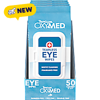 TropiClean OxyMed Tearless Eye Wipe for Dogs