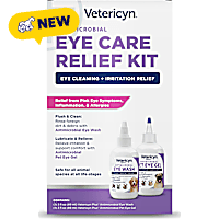 Vetericyn Eye Cleaning + Irritation Relief Antimicrobial Pet Eye Care Relief Kit