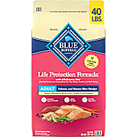 Blue Buffalo Life Protection Formula Made with Natural Ingredients, Salmon & Brown Rice Recipe Adult Dry Dog Food