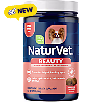NaturVet Bacon and Chicken Flavor Beauty Targeted Care Skin & Coat Supplement for Dogs