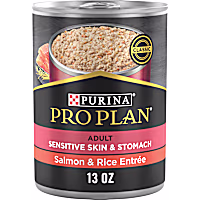 Purina Pro Plan Sensitive Skin and Stomach Salmon and Rice Entree Wet Dog Food Pate