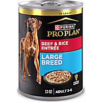 Purina Pro Plan Beef and Rice Entree Gravy Large Breed Wet Dog Food