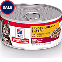 Hill's Science Diet Adult Savory Chicken Entree Canned Wet Cat Food