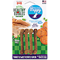 Nylabone Healthy Edibles Turkey & Sweet Potato Puppy Chews