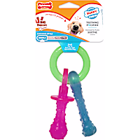 Nylabone Puppy Chew Teething Pacifier Bacon Dog Chew Toy