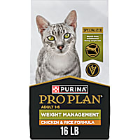 Purina Pro Plan Weight Management Chicken and Rice Adult Formula Dry Cat Food