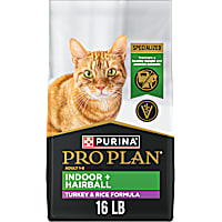 Purina Pro Plan Focus Indoor Care Turkey & Rice Formula Adult Dry Cat Food