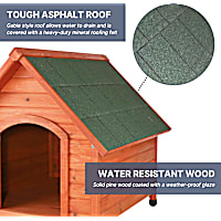 TRIXIE Natura Pitched Roof Dog House