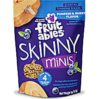 Fruitables Skinny Minis Pumkin & Berry Flavor Soft Deliciously Healthy Dog Treats