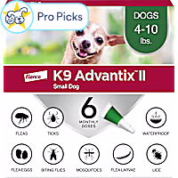 K9 Advantix II Vet-Recommended Flea, Tick & Mosquito Treatment & Prevention for Small Dogs