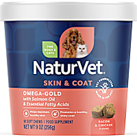 NaturVet Omega-Gold Salmon Oil Dog Chews