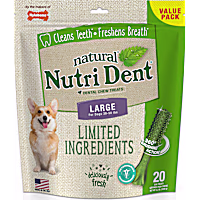 Nylabone Nutri Dent Limited Ingredients Large Fresh Breath Dental Chews