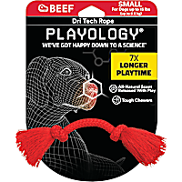 Playology Dri-Tech Rope Dog Toy Beef Scent