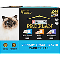 Purina Pro Plan Urinary Tract Health Ocean Whitefish, Chicken, Turkey and Giblets Wet Cat Food Variety Pack