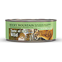 Taste of the Wild Rocky Mountain Feline Cat Food Recipe with Salmon & Venison in Gravy