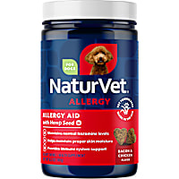 NaturVet Bacon and Chicken Flavor, Allergy Aid with Hemp Seed Supplement for Dogs