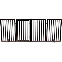 TRIXIE Dog Barrier Four Panel Brown Gate