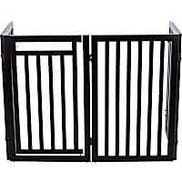 TRIXIE Dog Barrier Four Panel Espresso Gate