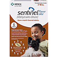 Sentinel Flavor Tabs for Dogs 2 to 10 lbs