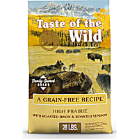 Taste of the Wild High Prairie Adult High Protein Grain-Free Recipe with Roasted Bison & Roasted Venison Dry Dog Food