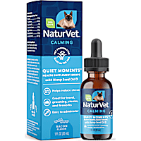 NaturVet Hemp Oil Quiet Moments Calming Drops for Cats