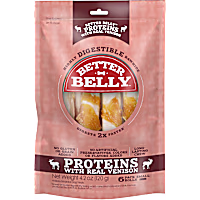 Better Belly Proteins With Real Venison Digestible Small Dog Chew