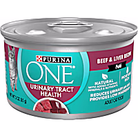 Purina ONE Urinary Tract Health Beef & Liver Recipe Pate Wet Cat Food