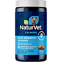 NaturVet Bacon and Chicken Flavor, Quiet Moments Calming Supplement for Dogs