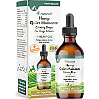 NaturVet Hemp Quiet Moments Calming Drops for Pets
