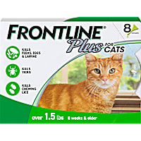 FRONTLINE Plus Flea & Tick Spot Treatment for Cat & Kitten (Green)