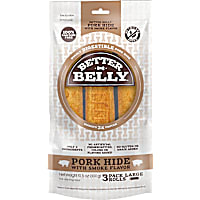 Better Belly Pork Hide Large Rolls Dog Treats