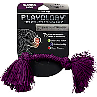 Playology Dri-Tech Rope Bacon Dog Toy