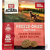 ACANA Topper Ranch-Raised Beef Recipe Patties Grain-Free High Protein Freeze Dried Dog Food