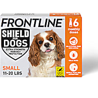 FRONTLINE Shield Flea & Tick Treatment for Dogs 11 - 20 lbs. (Orange)