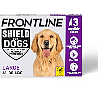 FRONTLINE Shield Flea & Tick Treatment for Dogs 41 - 80 lbs. (Purple)
