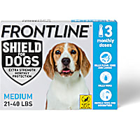 FRONTLINE Shield Flea & Tick Treatment for Dogs 21 - 40 lbs. (Blue)