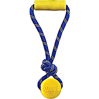 KONG Jaxx Brights Tug with Ball Assorted Dog Toy