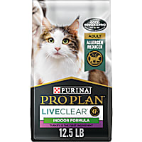 Purina Pro Plan LIVECLEAR Turkey and Rice Formula Allergen Reducing Indoor Cat Food