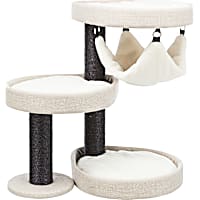 TRIXIE Cream Vidor Designer Cat Tower with Hammock