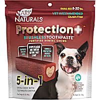 Ark Naturals Protection+ Brushless Toothpaste Fortified Dental Chew for Small Dogs Upto 8-20 lbs.