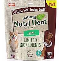 Nylabone Nutri Dent Filet Mignon Flavored Mini Dog Dental Chews