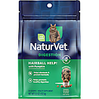 NaturVet Salmon Flavor, Hairball Help! Scoopable Tiny Bite Supplements for Cats