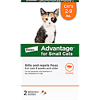 Advantage Topical Flea Prevention 2-Monthly Treatments For Small Cats