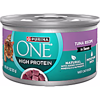 Purina ONE Natural, High Protein Cat Food, Tuna Recipe in Sauce