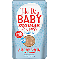 Tiki Dog Baby Beef & Beef Liver, Mousse Wet Food for Puppies