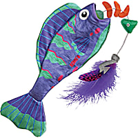 KONG Wrangler Angler Fish Assorted Cat Toy