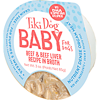 Tiki Dog Baby Whole Beef & Beef Liver Wet Dog Food
