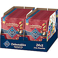 Blue Buffalo Delectables Hearty Beef Cuts in Gravy Natural Wet Dog Food Toppers