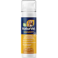 NaturVet Peanut Butter Flavor Lickable Multi-Vitamin Immunity Food Supplement for Dogs