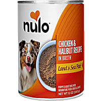 Nulo Chicken & Halibut Grain-Free Wet Dog Food Pate